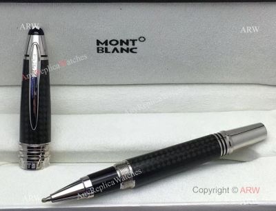 2018 New Mont Blanc John F. Kennedy JFK Black Carbon Rollerball Pen